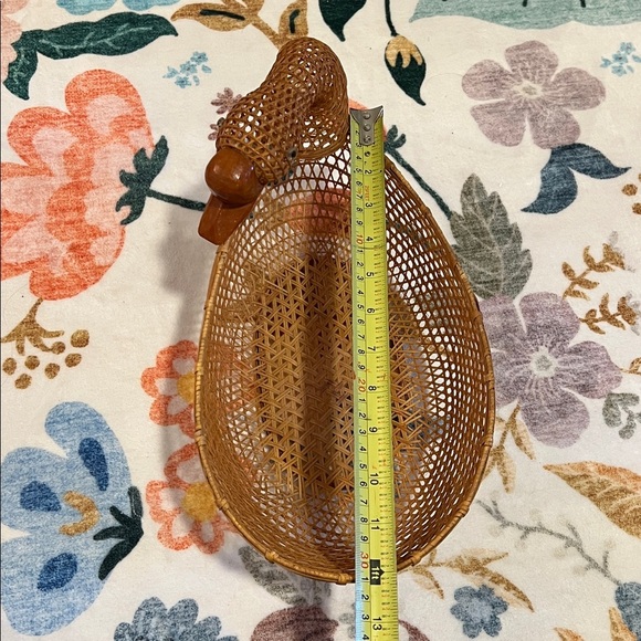 3 Handcrafted Woven Duck Baskets - Picture 2 of 11